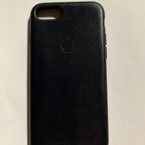 Iphone 7 navy blue apple case